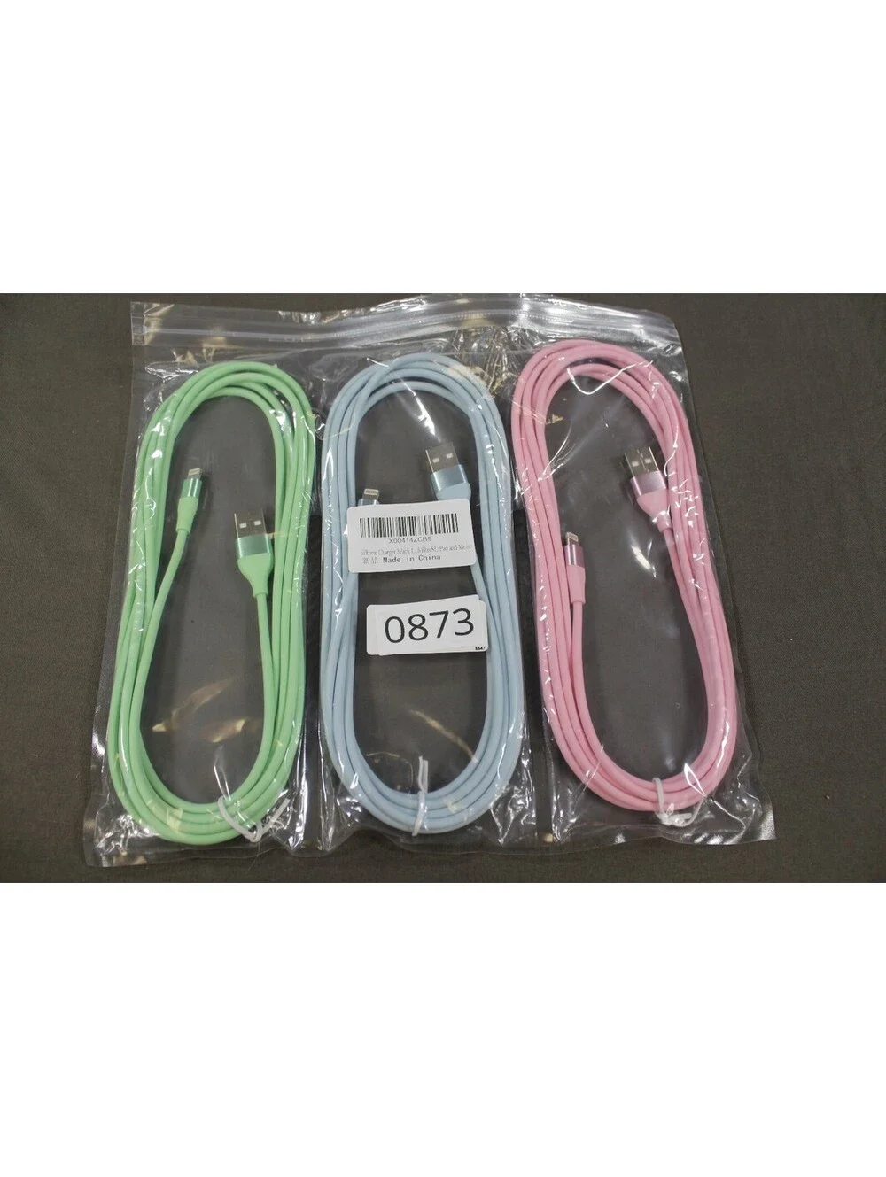 6ft USB-C to Lightning Cable 3-Pack - Pastel Fast Charger